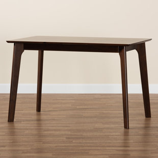 CORRIGAN STUDIO® Seneca Modern And Contemporary Dark Brown Finished Wood Dining Table