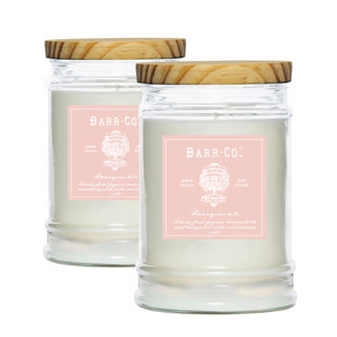 K. HALL STUDIO Barr-Co. Honeysuckle Tumbler Candle Set