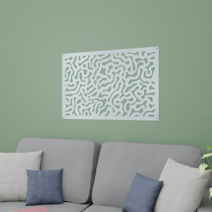 STRATA FURNITURE Modern Abstract Wall Decor on Metal