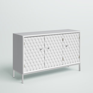 MERCURY ROW® Palma Stainless Steel Accent Cabinet