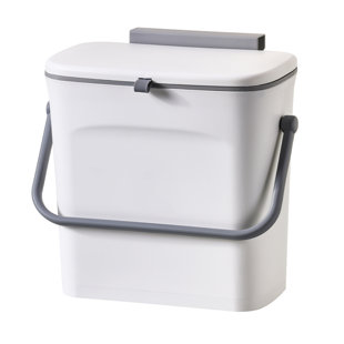HANAMYA Plastic Manual Lift Waste Basket - 2.4 Gallons