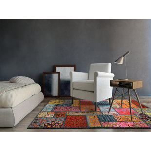 LANGLEY STREET Rigoberto Patchwork Shag Area Rug