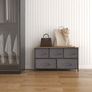 REBRILLIANT Sievert 5 Drawer 100cm W Chest of Drawers