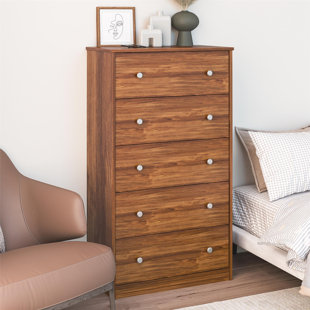 WADE LOGAN® Akiyra 27.72" 5 Drawer Dresser