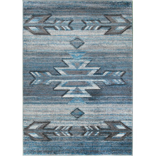 MAYBERRY RUG Tacoma Santa Rosa Blue Area Rug