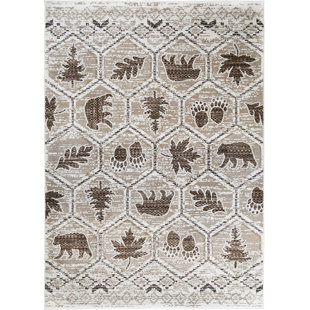 MAYBERRY RUG Tacoma Camp Creek Brown Area Rug