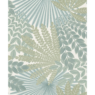 BORASTAPETER Velvet Leaves 33' L x 20.87" W Wallpaper Roll