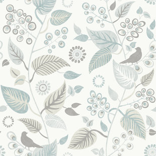 BORASTAPETER Leaf Rhapsody Floral Roll