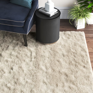 ETTA AVENUE Shaggy-Teppich Boswell in Champagnerfarben