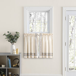 A.L. ELLIS INC. Cotton Tailored Cafe Curtain in
