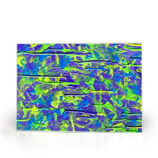 MOTLEY EYE Laser Beams Glass Cutting Board
