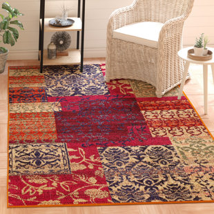 LANGLEY STREET® Hertzler Oriental Red Area Rug
