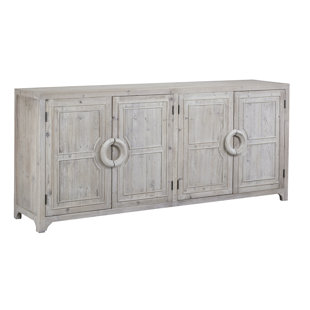ONE ALLIUM WAY® Ragnar 79'' Solid Wood Sideboard