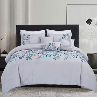 JML Floral Comforter Set (Set of 7)