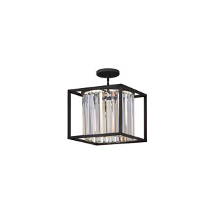 HINKLEY Giada Single Light Convertible Pendant w/ Crystal Prisms