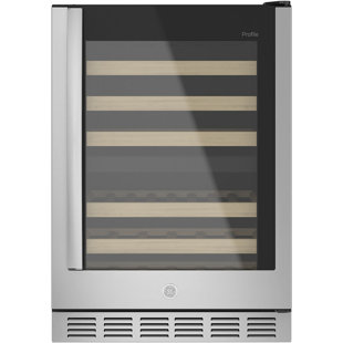 GE PROFILE™ 24 Bottle and 44 Can Dual Zone Convertible Wine Refrigerator