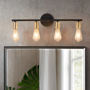 EVERLY QUINN Whittley 4 - Light Dimmable Vanity Light