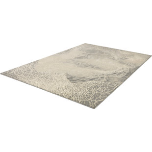 AGNELLA Dew Machine Woven Black/Beige Rug