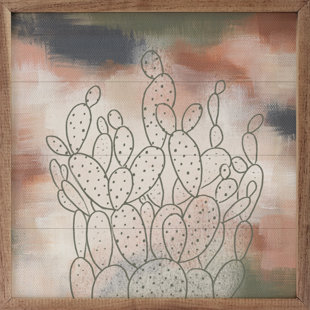 KENDRICK HOME Desert Round Cactus By Emily Wood