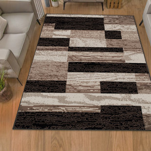 TRENT AUSTIN DESIGN® Valenti Contemporary Geometric Patchwork Indoor Area Rug or Runner