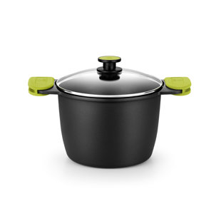 Bra Monix 4.4 qt. Non-Stick Stainless Steel Soup Pot with Lid
