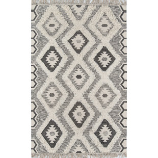 NOVOGRATZ Indio Sierra Handmade Wool Black Rug