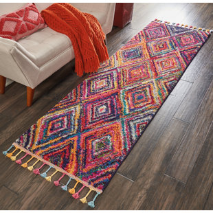 MISTANA™ BABY & KIDS Raul Moroccan Blue/Red/Orange Rug