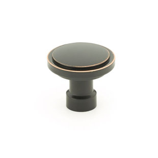 EMTEK Haydon 1-3/4" Cabinet Knob Satin Nickel Finish
