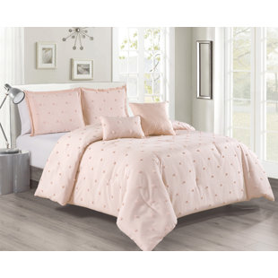 NANSHING AMERICA, INC Myril 5 Piece Dots Comforter Set