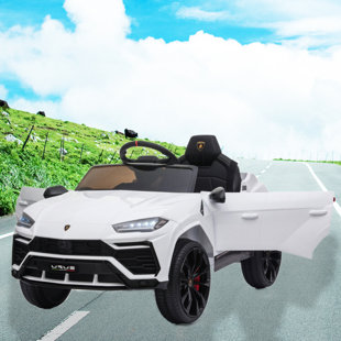 IYOFE Licensed Lamborghini Ride-On Truck Car, Kids Electric Ride, 12V Battery Powered Electric Car