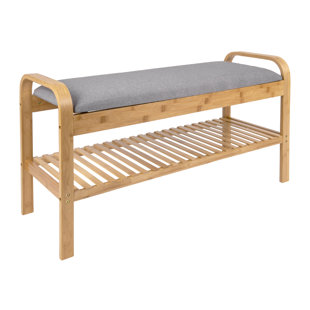 Leitmotiv Upholstered Storage Bench