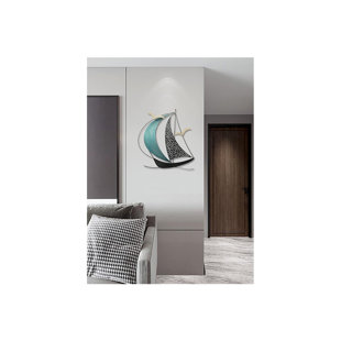 LONGSHORE TIDES Wanddekoration Segelboot