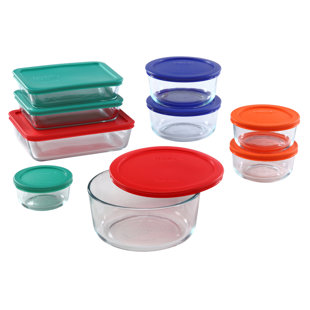 PYREX Storage Plus 9 Container Food Storage Set