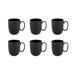 CASA ALEGRE Floral Scent Mug 13 Oz, Set of 6 (Set of 6)