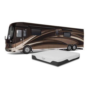 DYNASTY MATTRESS Dynasty 10 Inch CoolBreeze Gel Memory Foam RV Mattress Bed for Campers Trailers