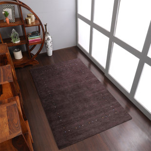FOUNDRY SELECT Muskego Handmade Wool Brown Rug