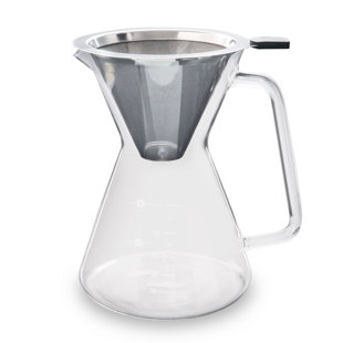 LONDON SIP Glass 4 Cup Coffee Carafe
