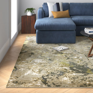 MERCURY ROW Teppich McGillicuddy in Grau/Gold