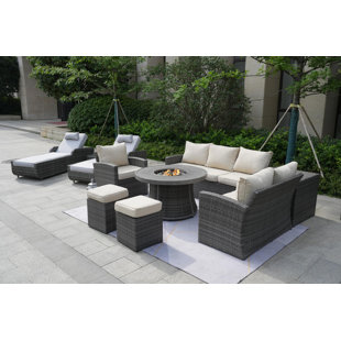 PRIMESTOK 10 - Person Outdoor Seating Group with Cushions