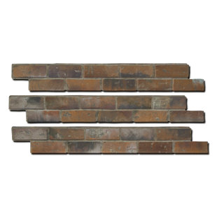NINTH & VINE Brick 5.75" x 45" Peel and Stick Wall Paneling
