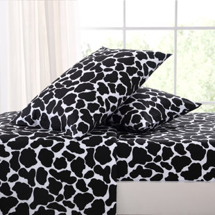 POPPY & FRITZ KIDS Animal Print 100% Cotton Percale Sheet Set