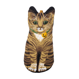 Boston Warehouse Trading Corp Kitten Novelty Oven Mitt (Set of 2)