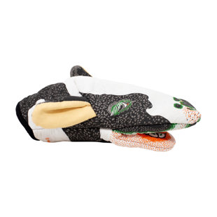 Boston Warehouse Trading Corp Cow Novelty Oven Mitt (Set of 2)