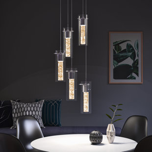 ORREN ELLIS Zachery 5 - Light Cluster Cylinder LED Pendant