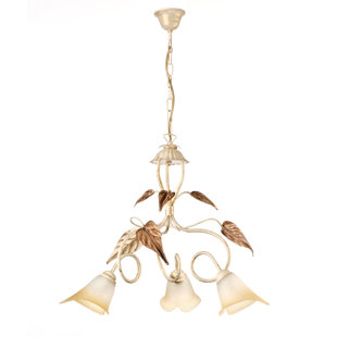 FLEUR DE LIS LIVING Muscogee 3-Light Shaded Chandelier