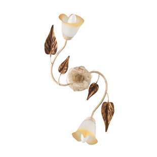FLEUR DE LIS LIVING Schley 2-Light Flush Mount