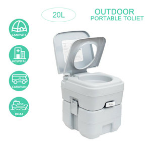 HUBESTSELLER 5.3 GPF Round Comfort Height Floor Mounted One-Piece Toilet (Seat Included)