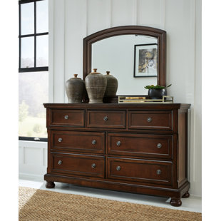 SIGNATURE DESIGN BY ASHLEY Porter 7 Drawer 67.75'' W Dresser with Mirror