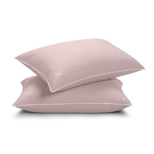 Pillow Gal - 2 PACK - Down ALTERNATIVE - FIRM / Overstuffed Pillow (Set of 2)