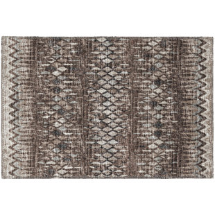 ADDISON RUGS Chenille Brown Rug